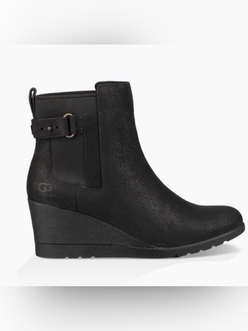 UGG, Indra Waterproof leather bootie , Sz 9